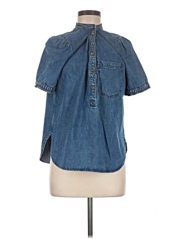 Pilcro Short Sleeve Henley