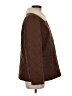 Talbots 100% Polyester Argyle Brown Coat Size M - photo 4