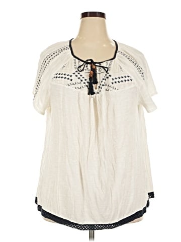 Lucky Brand Short Sleeve Blouse (view 1)