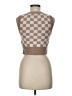 No Comment 100% Acrylic Tan Sweater Vest Size M - photo 2