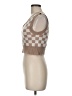 No Comment 100% Acrylic Tan Sweater Vest Size M - photo 5