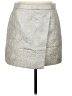 J.Crew Metallic Silver Formal Skirt Size 6 - photo 1