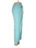 Talbots Stripes Teal Casual Pants Size 12 - photo 4