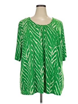 Susan Graver Short Sleeve Blouse