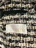 Ecru 100% Polyester Tweed Gray Blazer Size 6 - photo 3