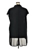 ELOQUII 100% Polyester Black Short Sleeve Blouse Size 18 Plus - photo 2
