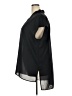 ELOQUII 100% Polyester Black Short Sleeve Blouse Size 18 Plus - photo 5