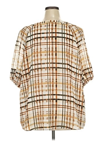 Calvin Klein Short Sleeve Blouse (view 2)