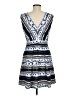 CeCe Print Blue Casual Dress Size 6 - photo 2