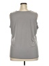 Susan Graver Gray Sleeveless Blouse Size 2X - photo 2