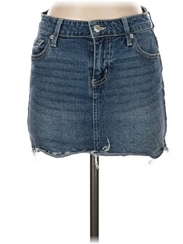 No Boundaries Denim Skirt (view 1)