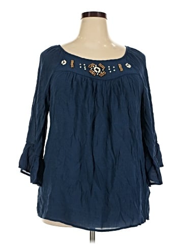 Zac & Rachel 3/4 Sleeve Blouse (view 1)