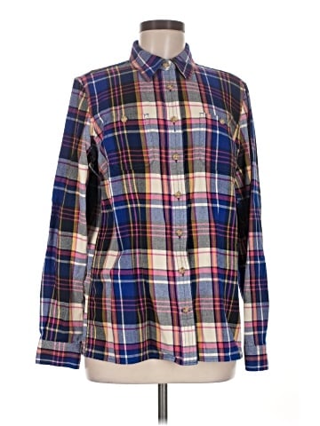 Duluth Trading Co. Long Sleeve Button-Down Shirt (view 1)