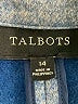 Talbots Tweed Blue Blazer Size 14 - photo 6