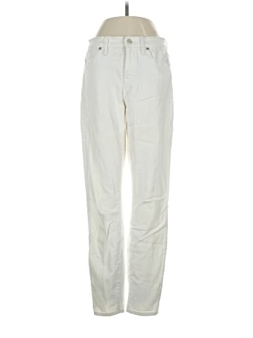 Madewell 9" High-Rise Skinny Jeans in Pure White (view 1)