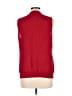 Cache 100% Polyester Red Sleeveless Blouse Size L - photo 2