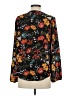 Gibson 100% Polyester Black Long Sleeve Blouse Size S - photo 2