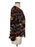Gibson 100% Polyester Black Long Sleeve Blouse Size S - photo 4