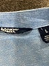 Lands' End Blue 3/4 Sleeve Blouse Size L - photo 7