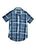 Robert Graham Plaid Blue Short Sleeve Button-Down Shirt Size XS (youth) - photo 1