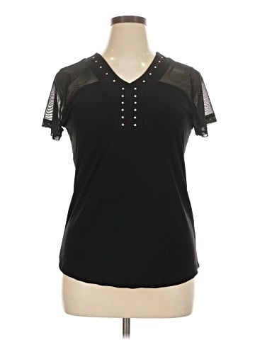 NY Collection Short Sleeve Top (view 1)