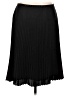 Ann Taylor 100% Polyester Solid Black Formal Skirt Size 10 - photo 1