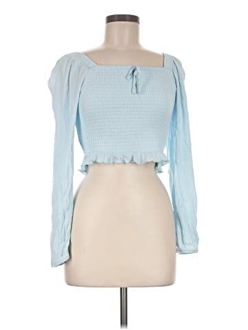 Celebrity Pink Long Sleeve Blouse (view 1)