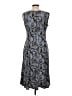 Perceptions Paisley Blue Casual Dress Size L - photo 2