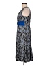 Perceptions Paisley Blue Casual Dress Size L - photo 5