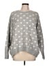 Vince Camuto Hearts Gray Pullover Sweater Size L - photo 1