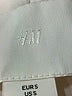 H&M 100% Polyester Ivory Coat Size S - photo 6