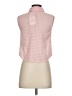 Elodie 100% Cotton Polka Dots Pink Sleeveless Button-Down Shirt Size S - photo 2