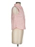 Elodie 100% Cotton Polka Dots Pink Sleeveless Button-Down Shirt Size S - photo 4