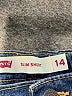 Levi's Blue Denim Shorts Size 14 - photo 3