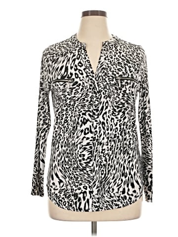 INC International Concepts Long Sleeve Blouse (view 1)