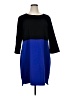 Old Navy Color Block Blue Casual Dress Size XL - photo 1