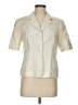 Talbots Ivory Short Sleeve Blouse Size 8 - photo 1