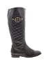IMAN 100% Leather Black Boots Size 8 1/2 - photo 1