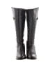 IMAN 100% Leather Black Boots Size 8 1/2 - photo 2