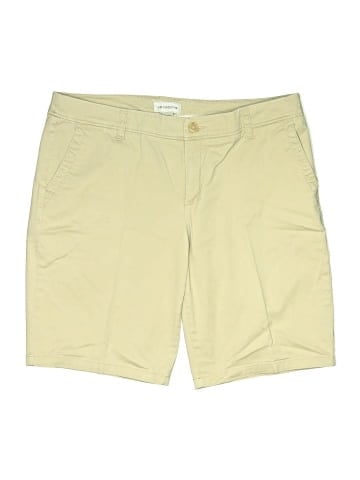 Liz Claiborne Khaki Shorts (view 1)