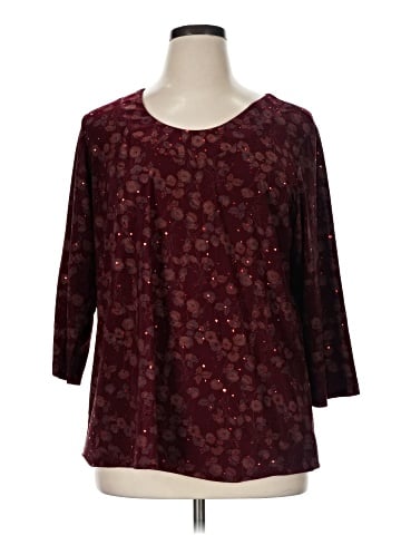 Susan Graver 3/4 Sleeve Top (view 1)