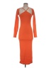 Missguided Orange Cocktail Dress Size 4 - photo 1