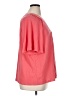 D&Co. Pink Short Sleeve Blouse Size XL - photo 4