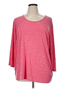 Susan Graver 3/4 Sleeve Top