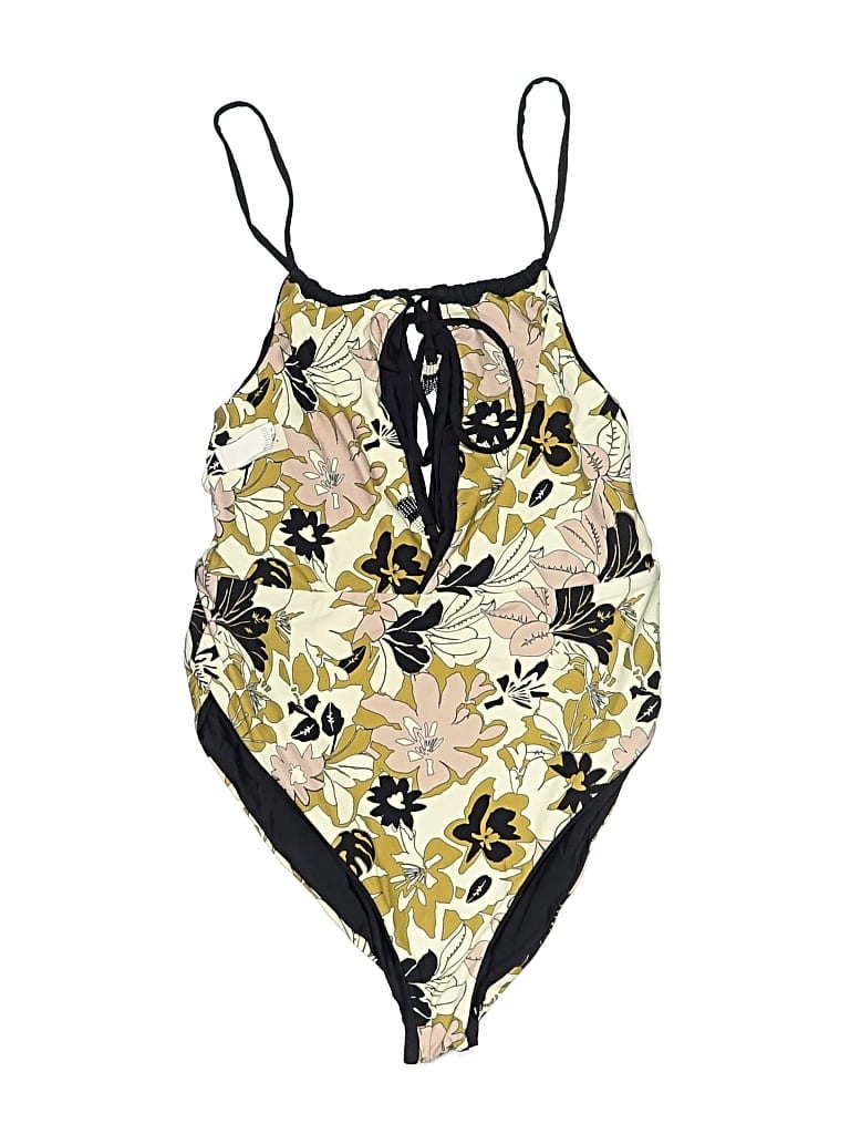 Pre-owned Maaji One Piece Swimsuit In Yellow