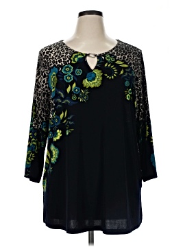 Susan Graver 3/4 Sleeve Blouse