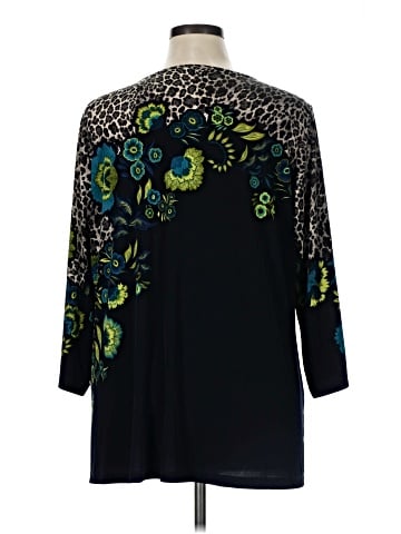 Susan Graver 3/4 Sleeve Blouse (view 2)