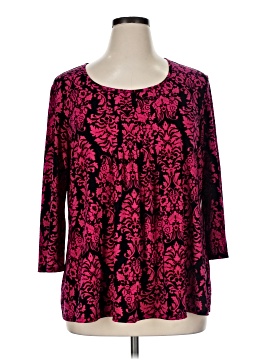 Susan Graver 3/4 Sleeve Blouse