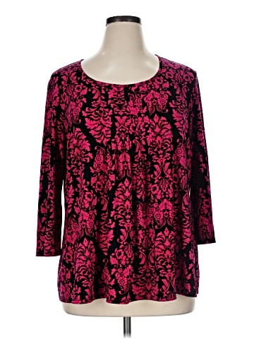Susan Graver 3/4 Sleeve Blouse (view 1)