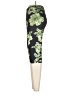 Unbranded Floral Green Leggings Size M - photo 5